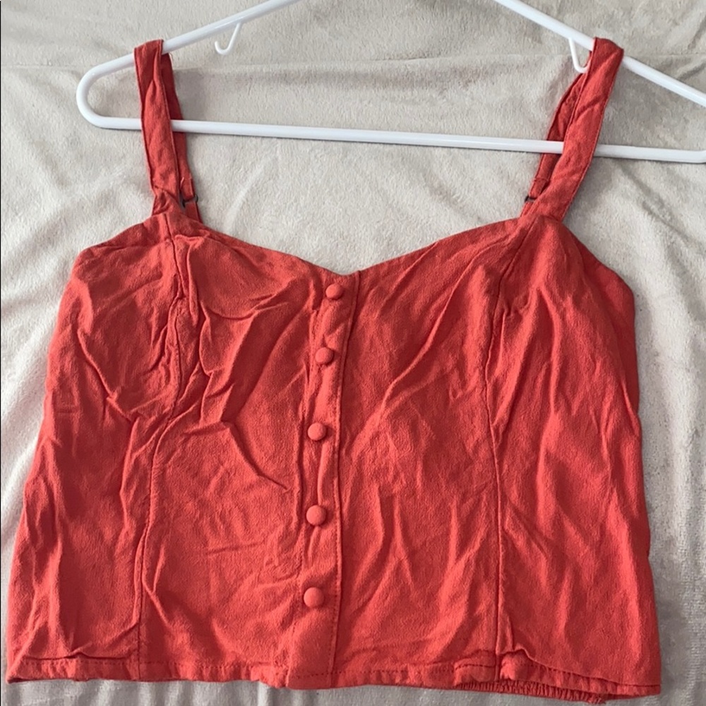 Abercrombie Deep Coral Top